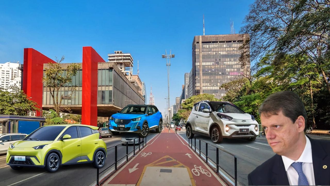 Governador Tarcísio de Freitas veta projeto de isenção de IPVA para veículos elétricos e híbridos em São Paulo