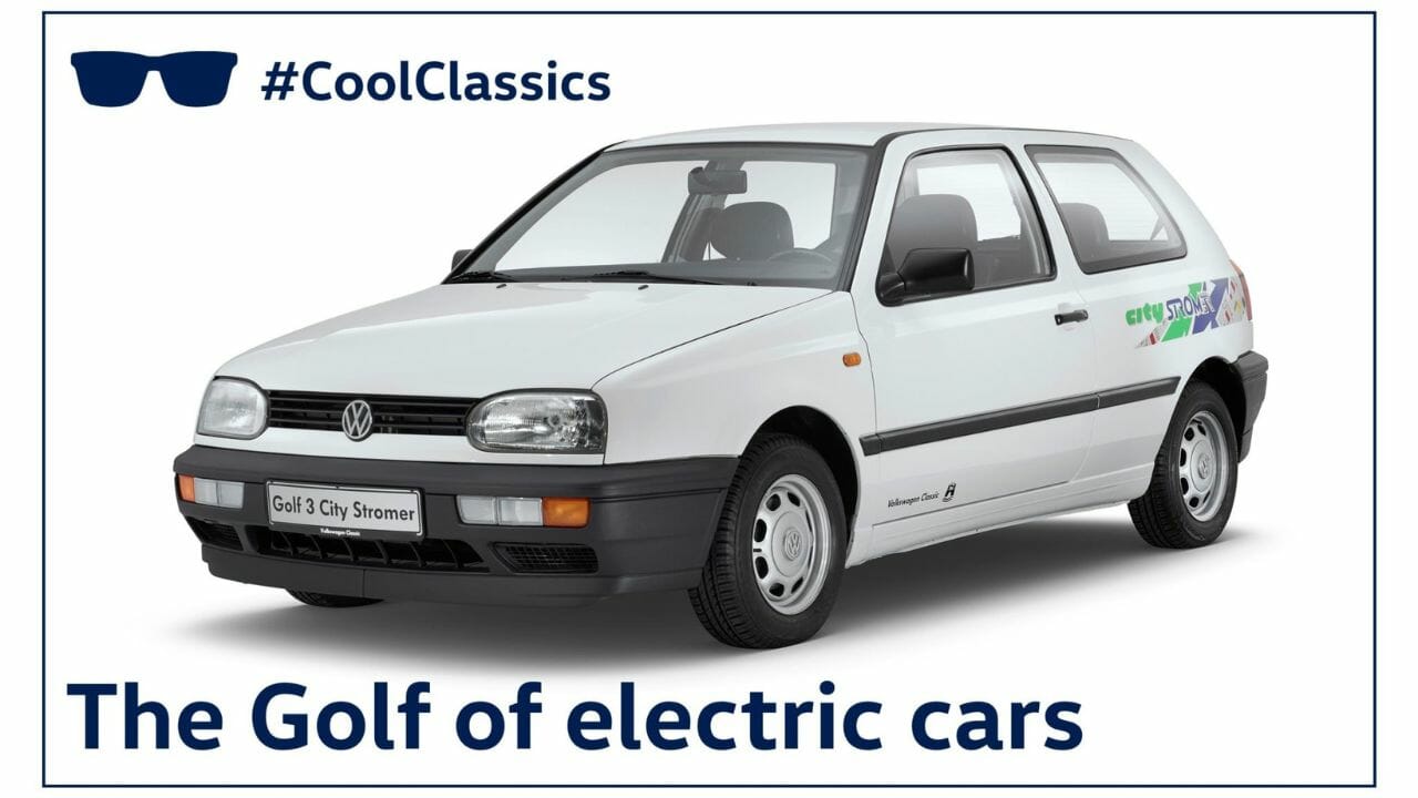 Você sabia que o primeiro carro elétrico da Volkswagen entrou no mercado há 30 anos?