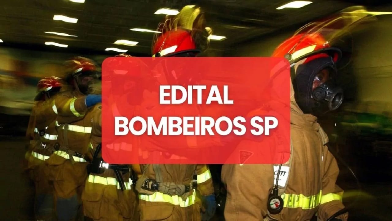 Bombeiros SP abre processo seletivo com 600 vagas para candidatos de ambos os sexos e com ensino fundamental