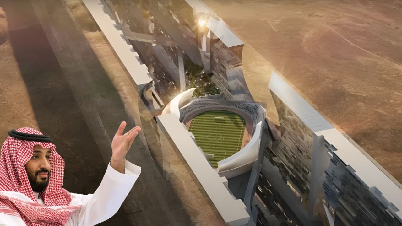 The Line: o futuro a todo vapor no deserto da Arábia Saudita, megaprojeto completa 20% da construção