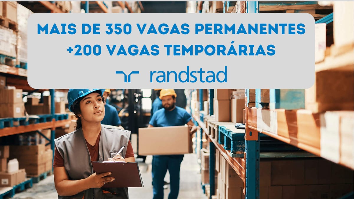 As inscrições já estão abertas e aqueles que possuírem interesse em uma das vagas de emprego temporárias ofertadas pela Randstad, devem enviar o currículo.