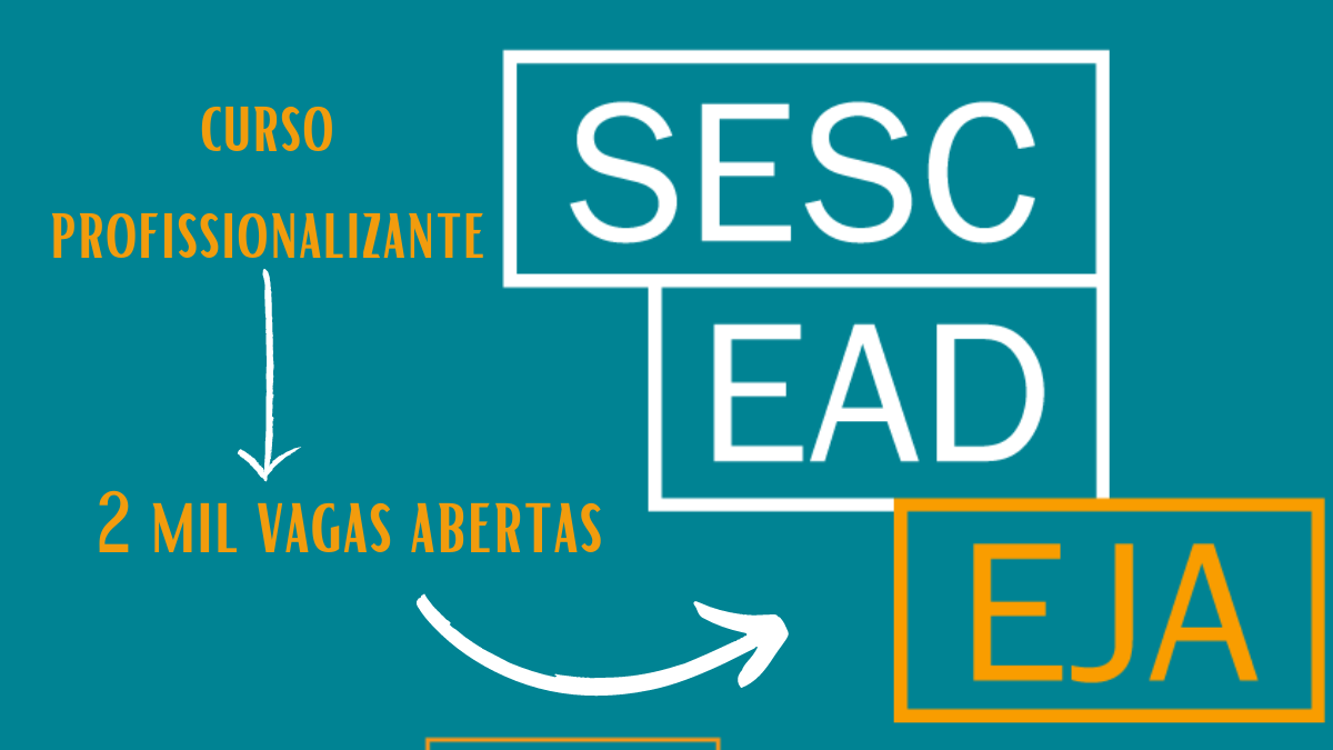 As inscrições para concorrer as vagas abertas no curso de qualificação profissional do Sesc EAD EJA já podem ser realizadas.