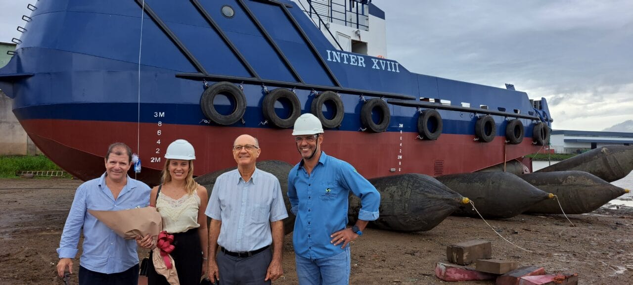 O Inter XVIII é o primeiro da linha de rebocadores do estaleiro catarinense