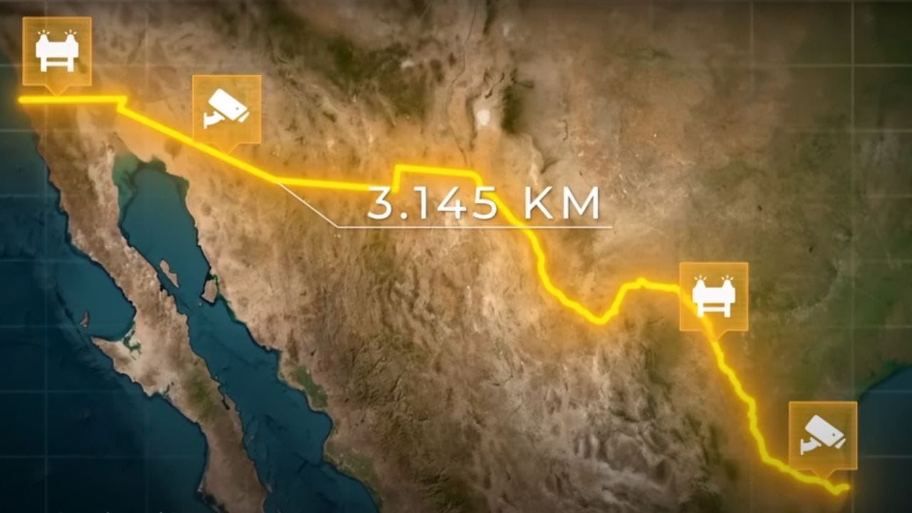 Desafios da imigração: a dura jornada para cruzar a fronteira México e Estados Unidos