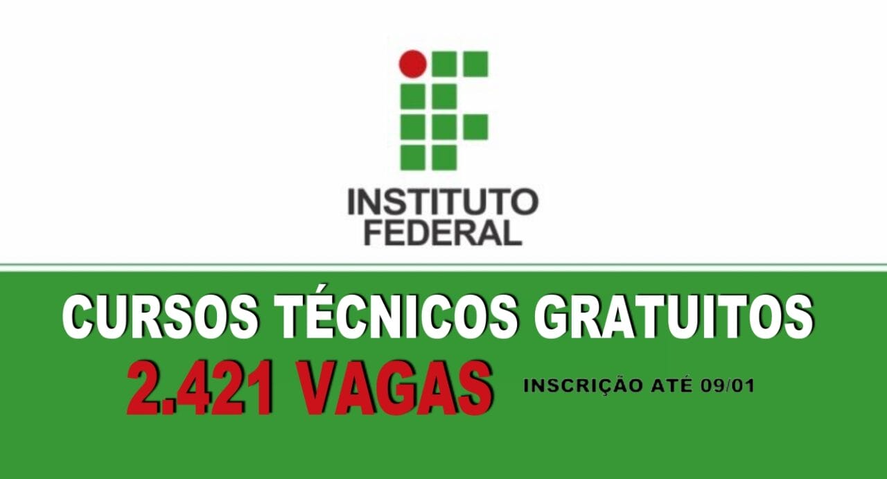 técnico - vagas - cursos gratuitos - senac - instituto federal - indústria - saúde - construção civil - cotas