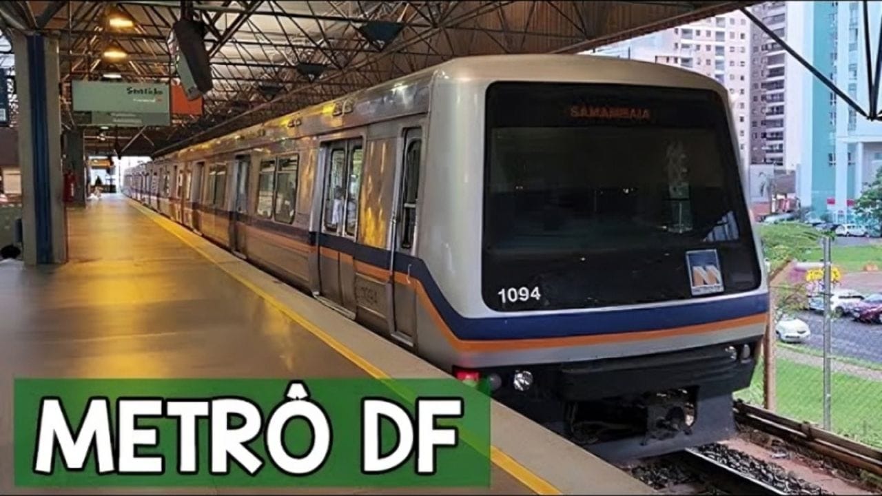 Metrô do Distrito Federal anuncia aquisição de 15 novos trens, investimento de aproximadamente 900 milhões de reais