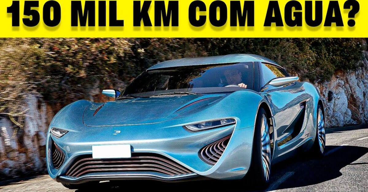 Novo carro da Alemanha utiliza água salgada como combustível e oferece autonomia surpreendente!