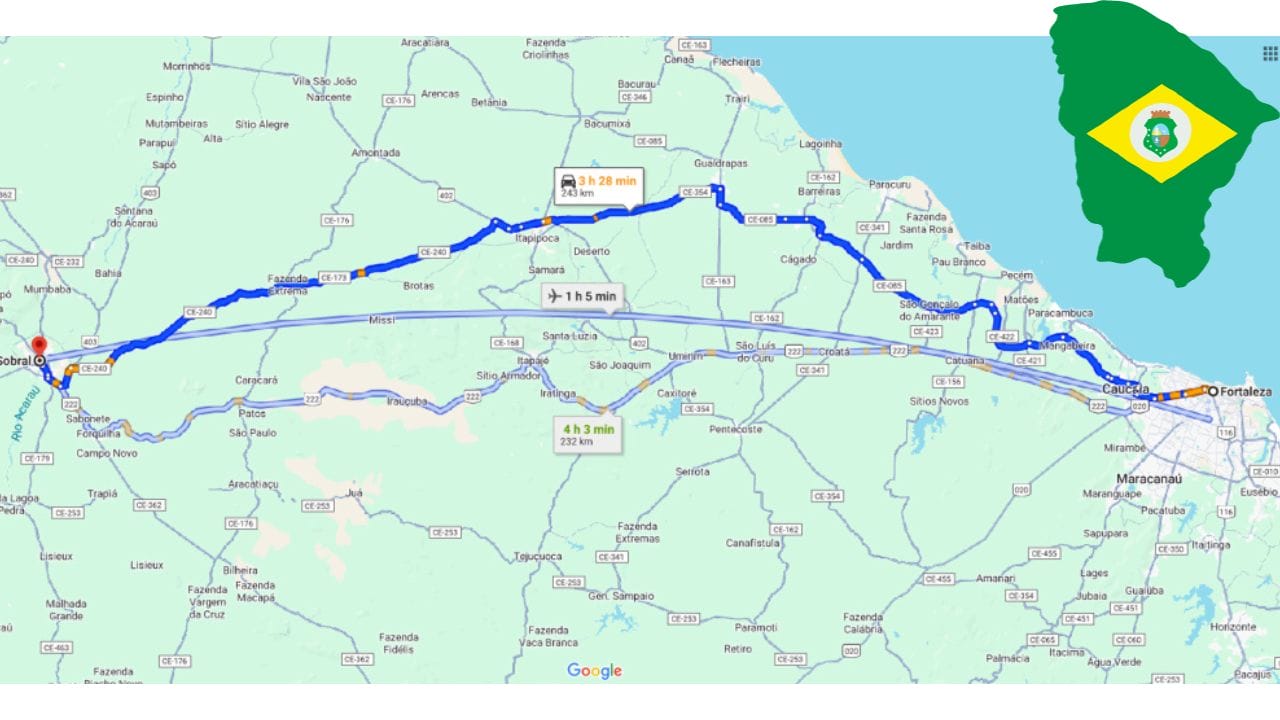 Projeto de ferrovia pode conectar Fortaleza a Sobral, transformando a mobilidade no Ceará