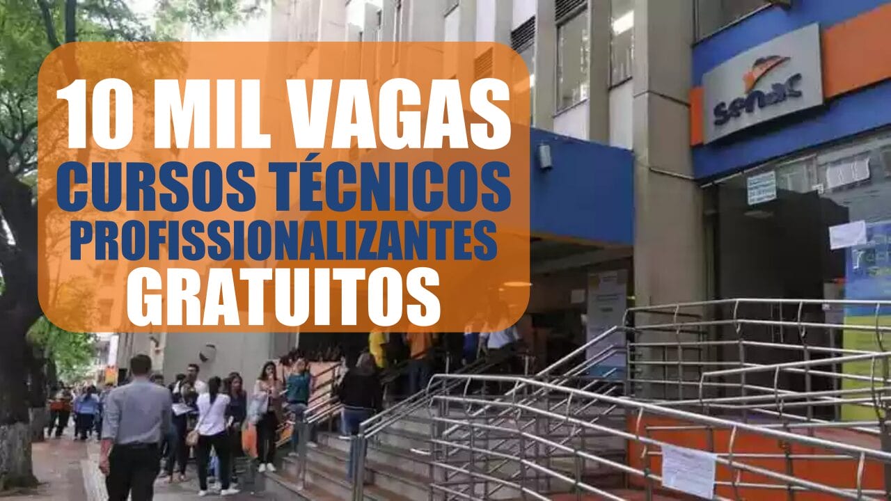 senac - cursos gratuitos - cursos técnicos - cursos profissionalizantes - EAD -