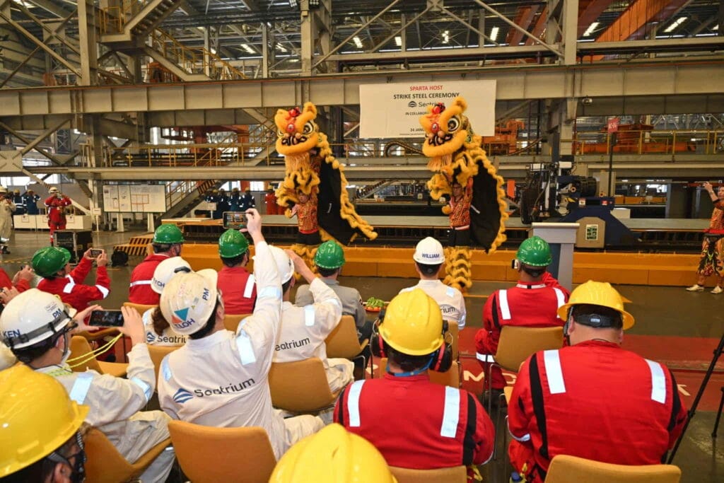 Ceremonia De Fabricación De Acero Seatrium Shell Golfo De México