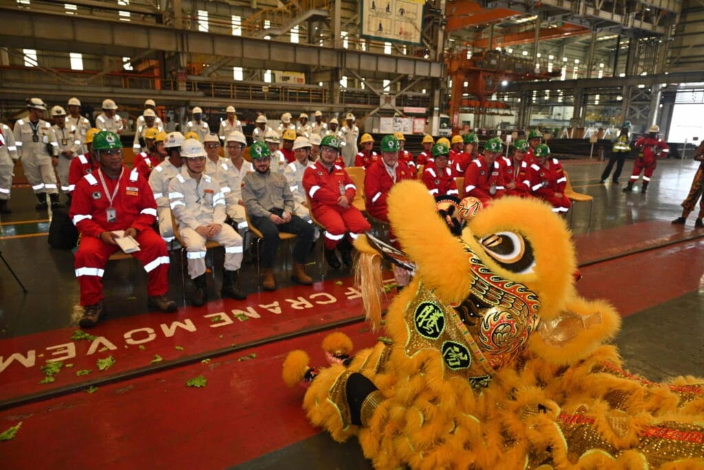 Ceremonia De Fabricación De Acero Seatrium Shell Golfo De México 2