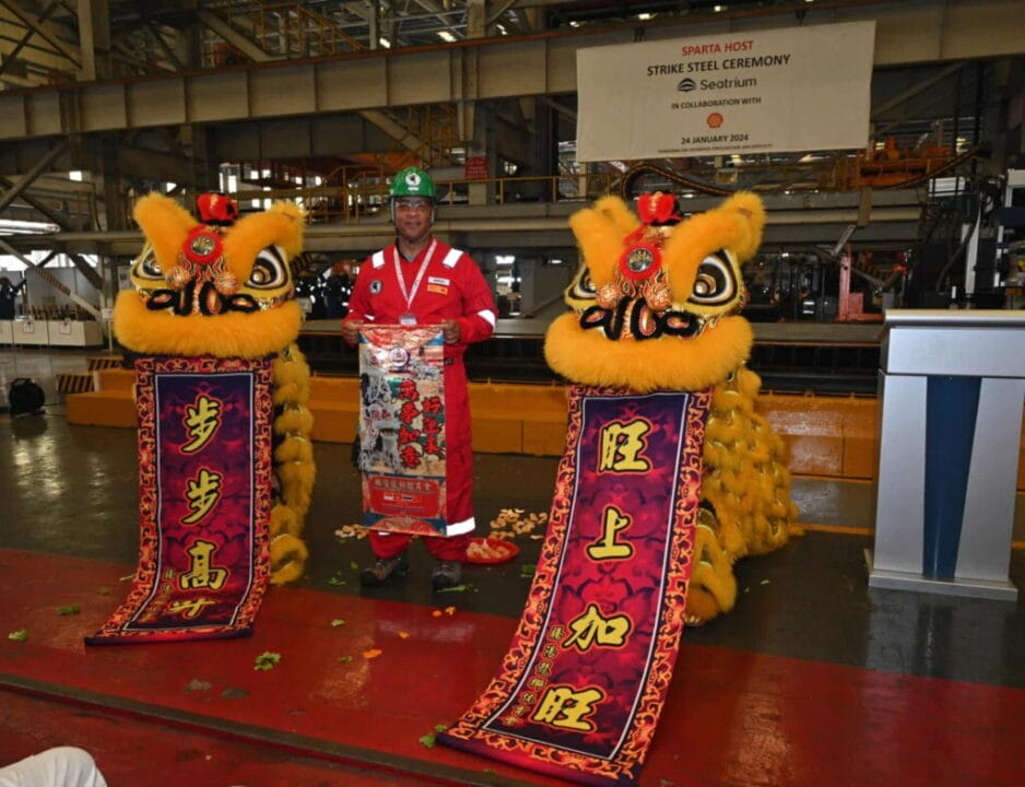 Ceremonia De Fabricación De Acero Seatrium Shell Golfo De México 3