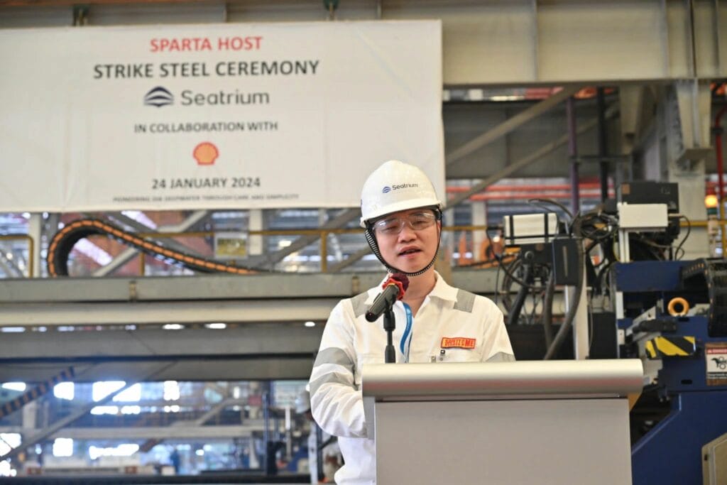 Ceremonia De Fabricación De Acero Seatrium Shell Golfo De México 3