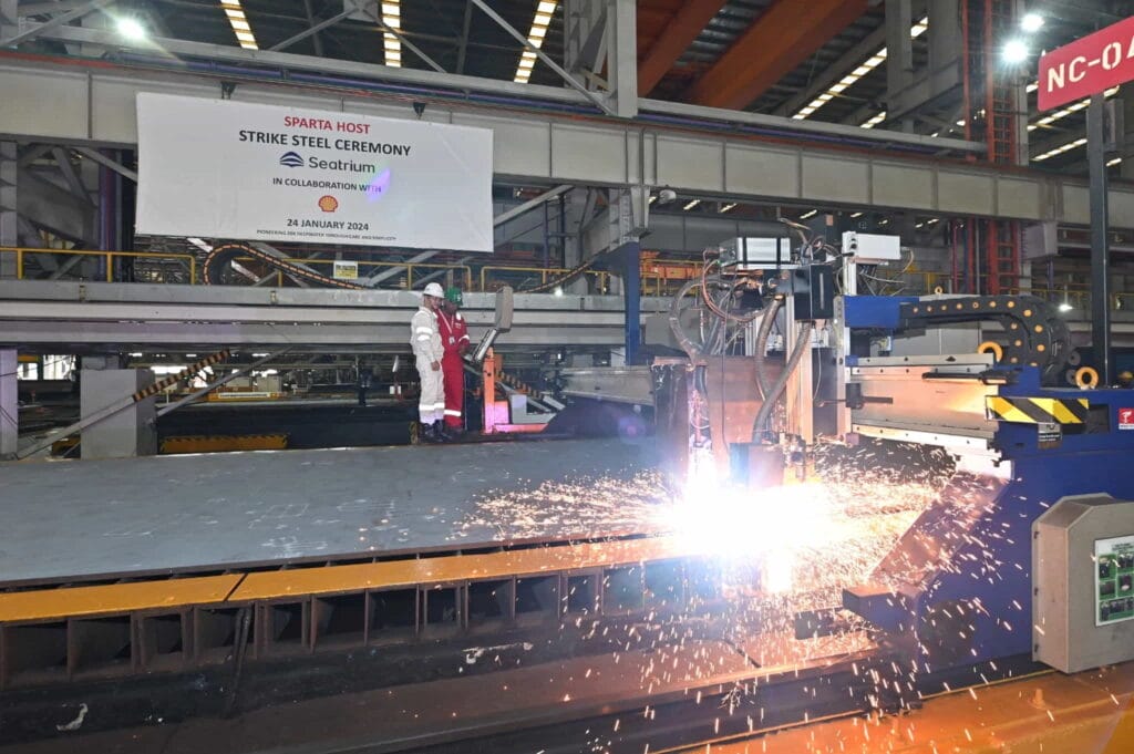 Ceremonia De Fabricación De Acero Seatrium Shell Golfo De México 6