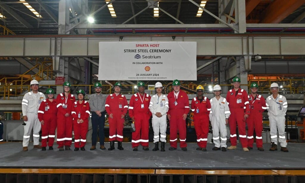 Ceremonia De Fabricación De Acero Seatrium Shell Golfo De México 7
