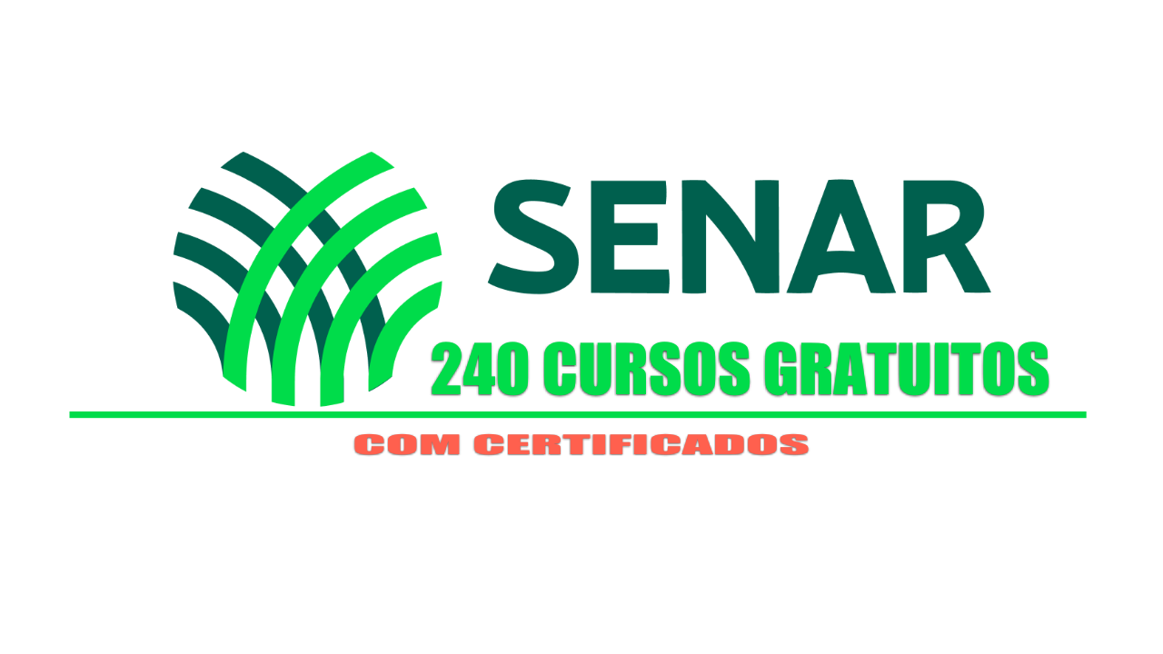 cursos - gratuitos - senac - Sebrae - empapa - Senar - qualificação