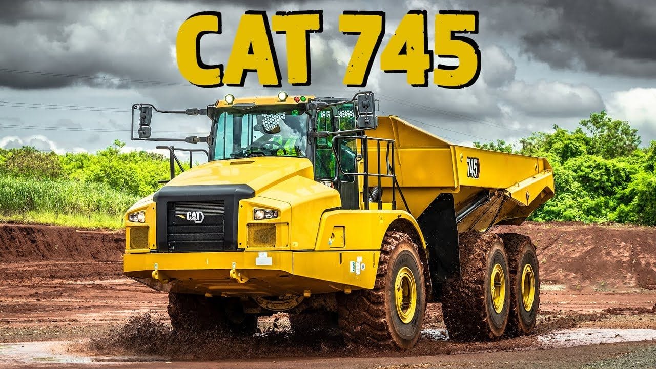Caterpillar 745: gigante de R$ 7 milhões com 511 cavalos de potência e capacidade de carga de 41 toneladas