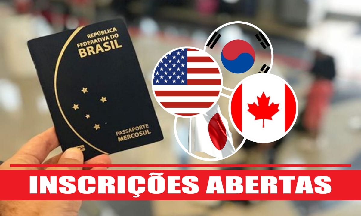 Vagas para brasileiros no Canadá - EUA - Japão - Coreia do Sul - cursos gratuitos - graduação