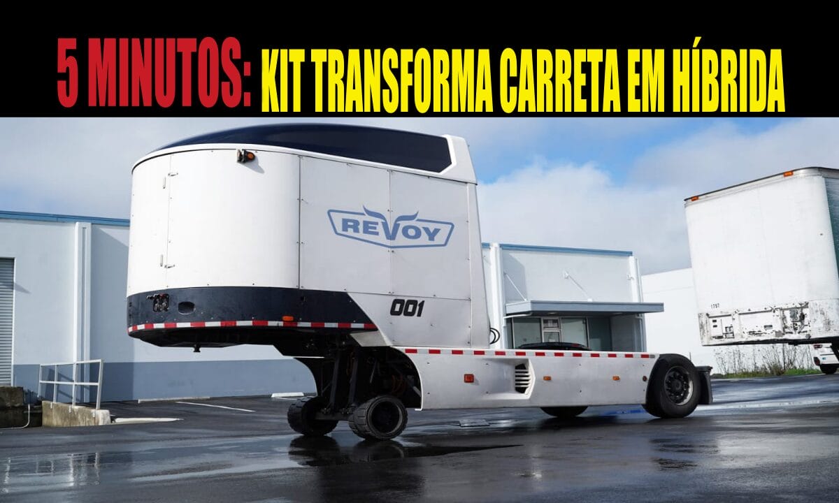 caminhões - kit - motor - diesel - híbrido - baterias - powerbank - carreta