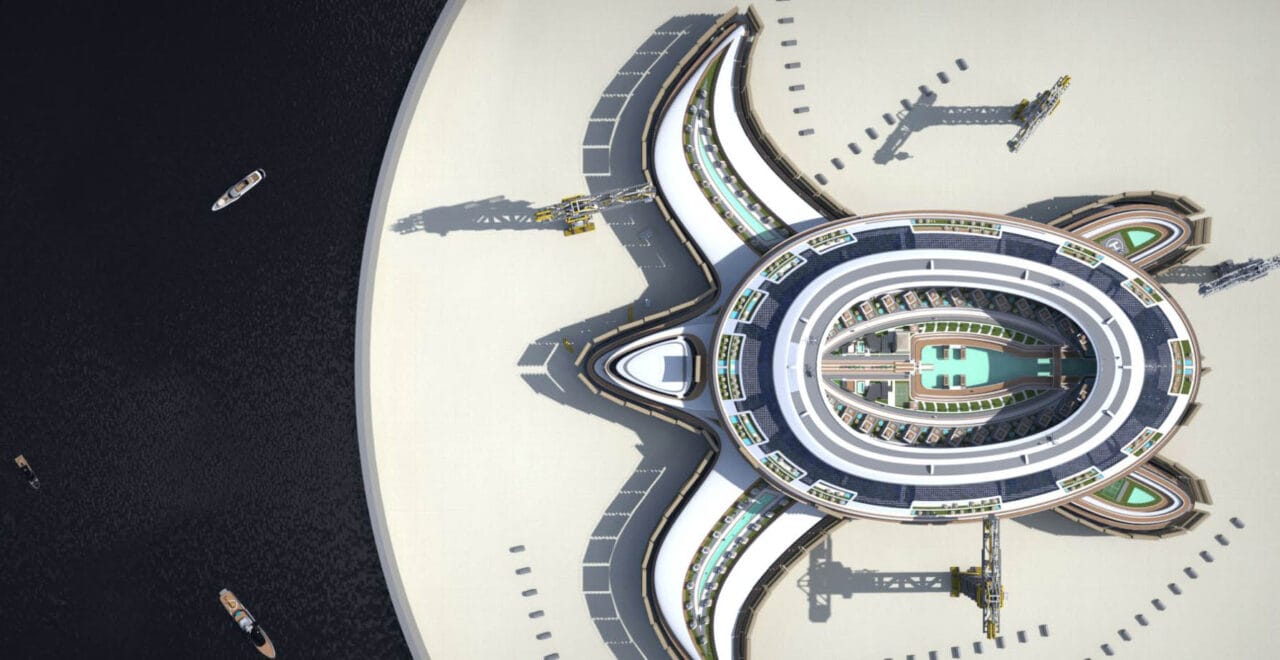 Pangeos, a CIDADE FLUTUANTE de 8 bilhões de dólares que já empregou mais de 80 mil trabalhadores promete ser um ícone arquitetônico