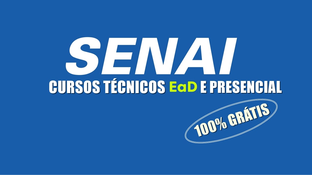 senai, qualificação, cursos, Gratuitos EAD,