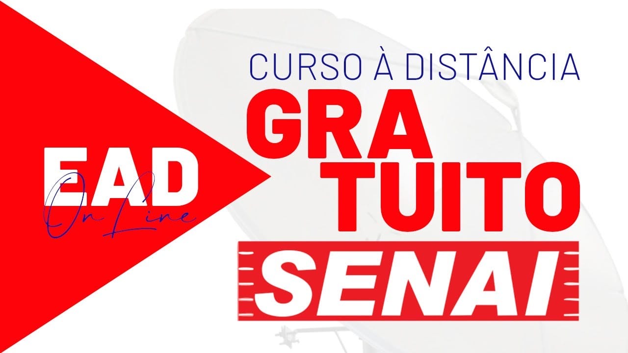 SENAI oferece mais de 1.000 vagas em cursos gratuitos e online (EAD) nas áreas de logística, eletrotécnica, energia renovável, segurança do trabalho e mais!