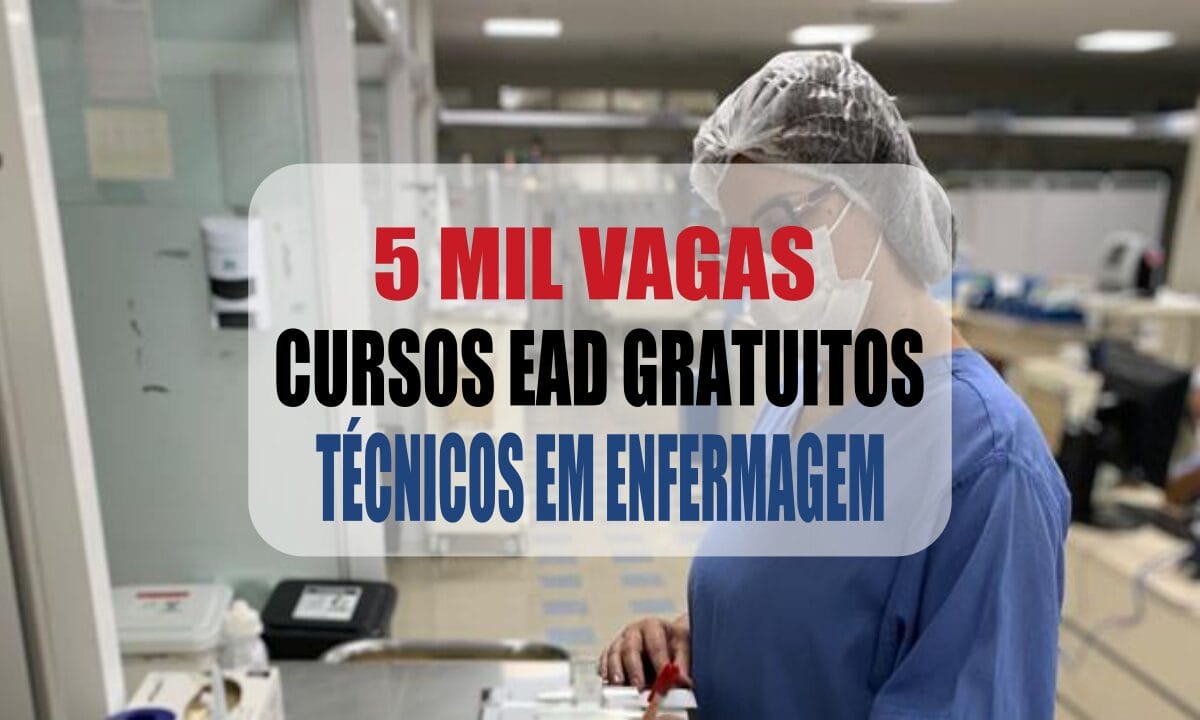técnico em enfermagem - enfermagem - cursos técnicos - coren - cursos gratuitos - ead - cursos online saúde