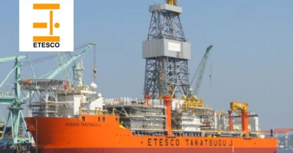 A Etesco empresa de perfuração abre vagas de emprego offshore, oportunidades para segundo oficial de máquinas, operador de ETE, auxiliares e mais