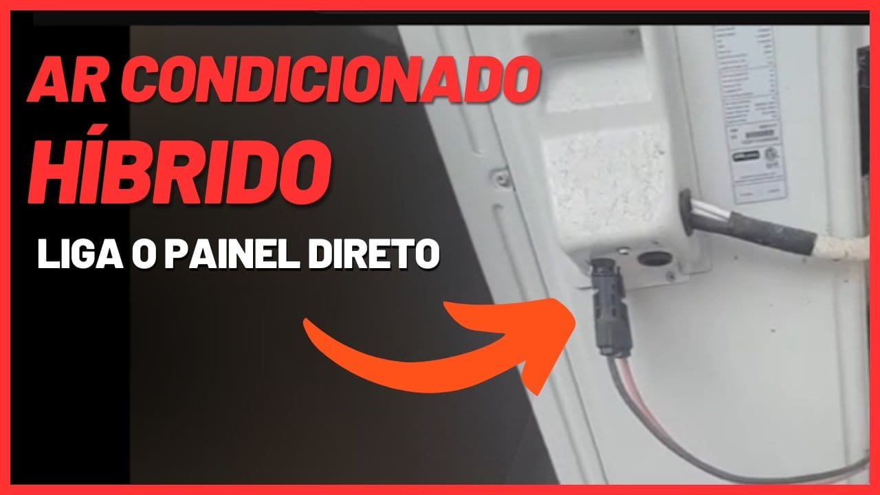Conheça o incrível ar-condicionado solar híbrido DEYE que está revolucionando o mercado e  reduzindo drasticamente a conta de luz dos consumidores 