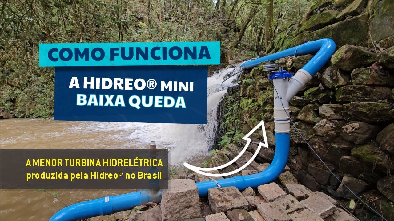 Conheça a MENOR turbina hidrelétrica do mundo disponível no Brasil para uso doméstico