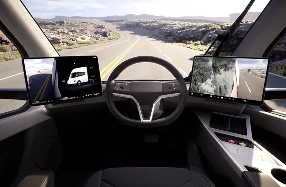 Motorista no meio da cabine? Caminhão da Tesla chega ao mercado prometendo revolucionar o transporte com sua tecnologia elétrica, mas enfrenta críticas 