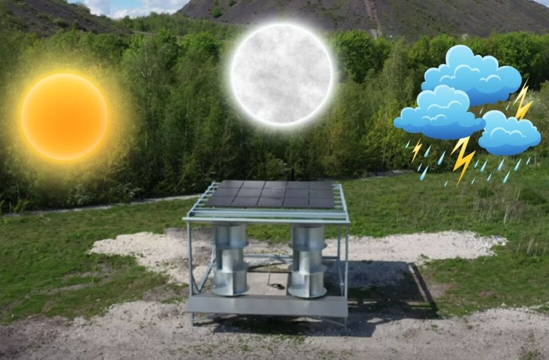 Revolução energética nos telhados: novo sistema híbrido promete energia solar dia e noite, sol e chuva