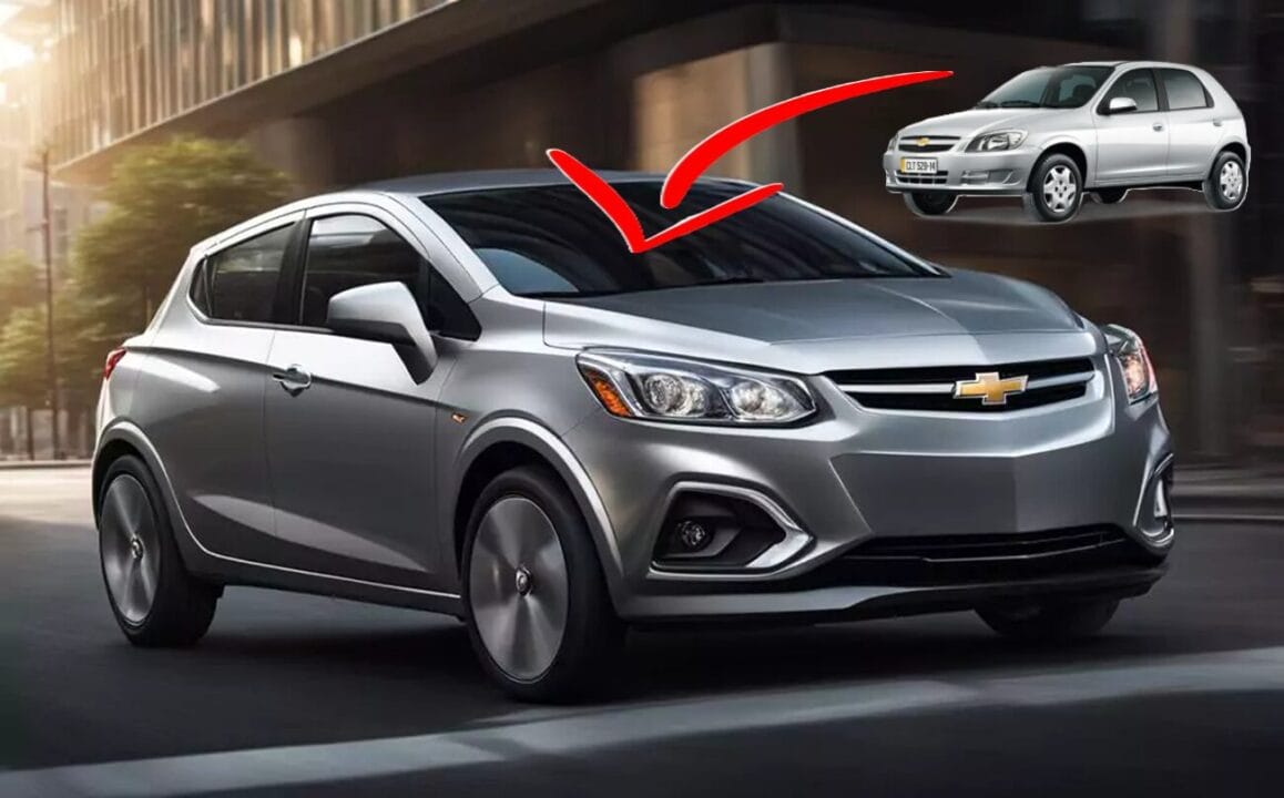 celta, veículo, Chevrolet