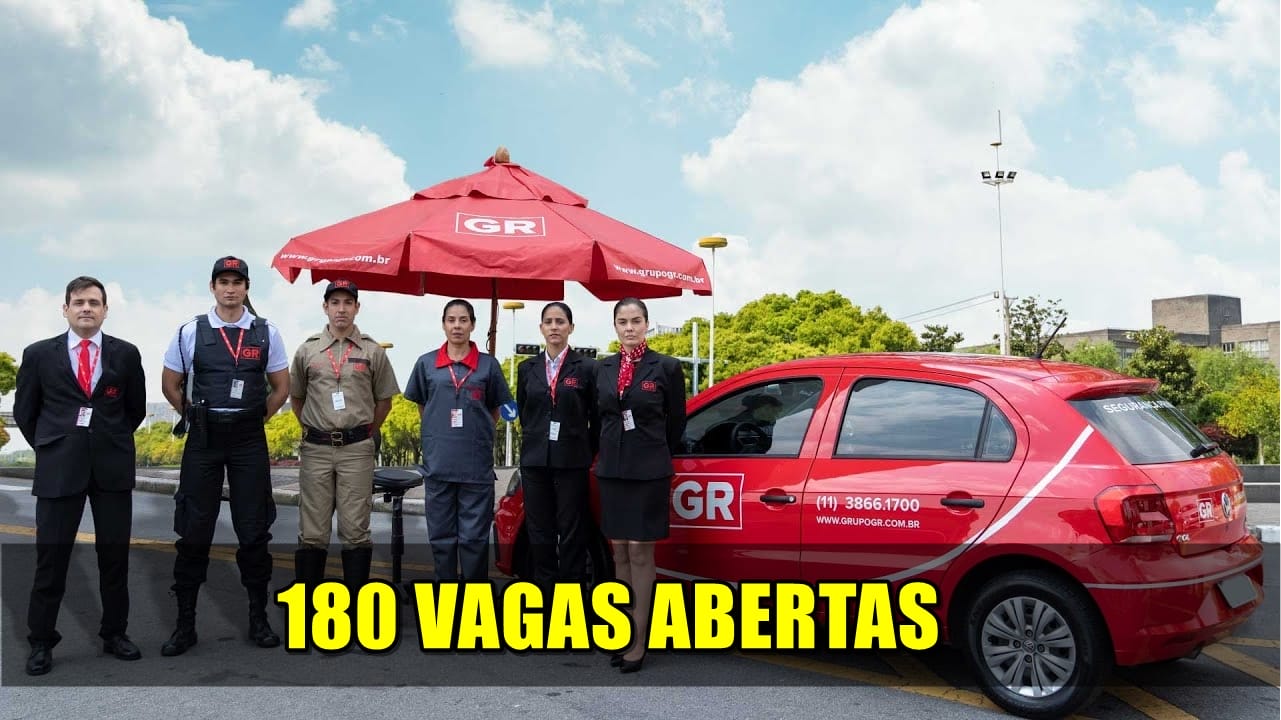 vagas de emprego - grupo GR - vigilante - porteiro - auxiliar - analista - encarregado - supervisor - gerente - ensino fundamental - ensino médio - rj - sp - ba - mg - pa - ce - AM