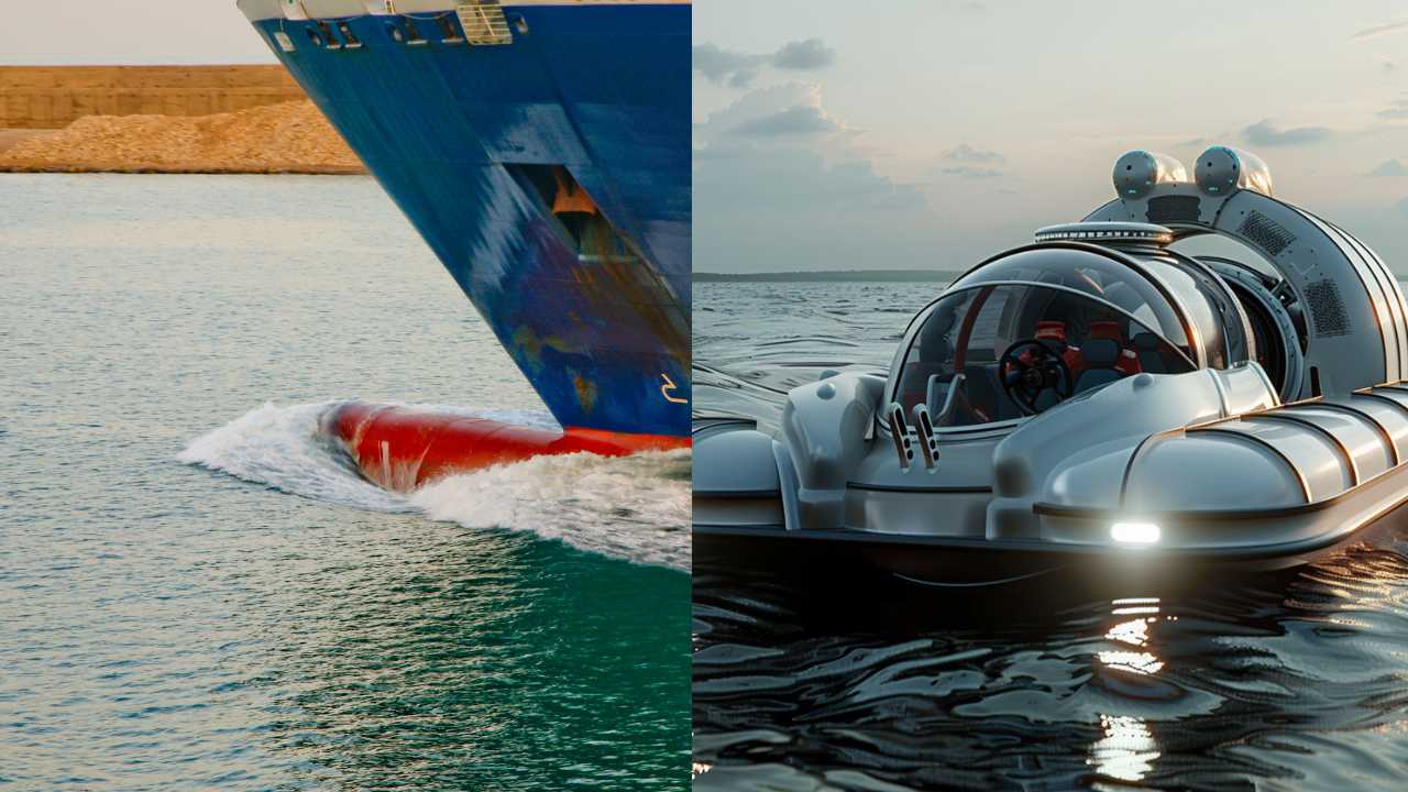 Curiosidades da indústria naval: o que é o bulbo no navio, as embarcações que operam na água e na terra e mais