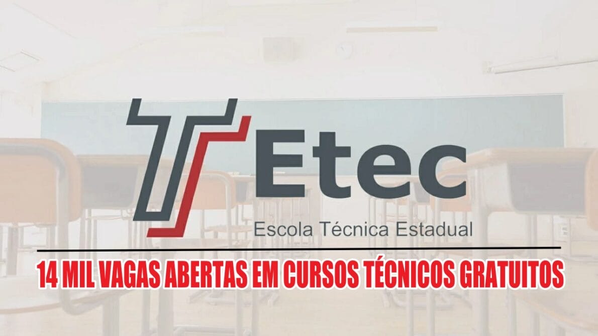 cursos técnicos - cursos gratuitos - cursos ead - cursos online - vagas - etecs