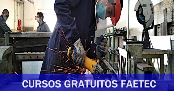 Faetec oferece 315 vagas em cursos gratuitos de qualificação profissional até o dia 23 de abril
