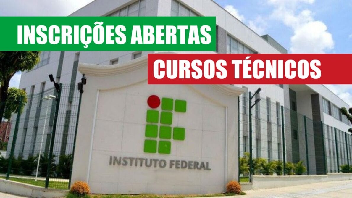 Instituto Federal abre inscrições para cursos técnicos gratuitos com início em julho: centenas de vagas abertas nas áreas de Edificações, Agropecuária, Eletrônica, Eletrotécnica e mais esperando você