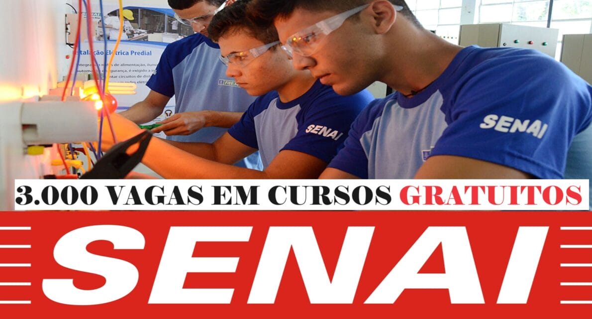 senai, curso, vagas