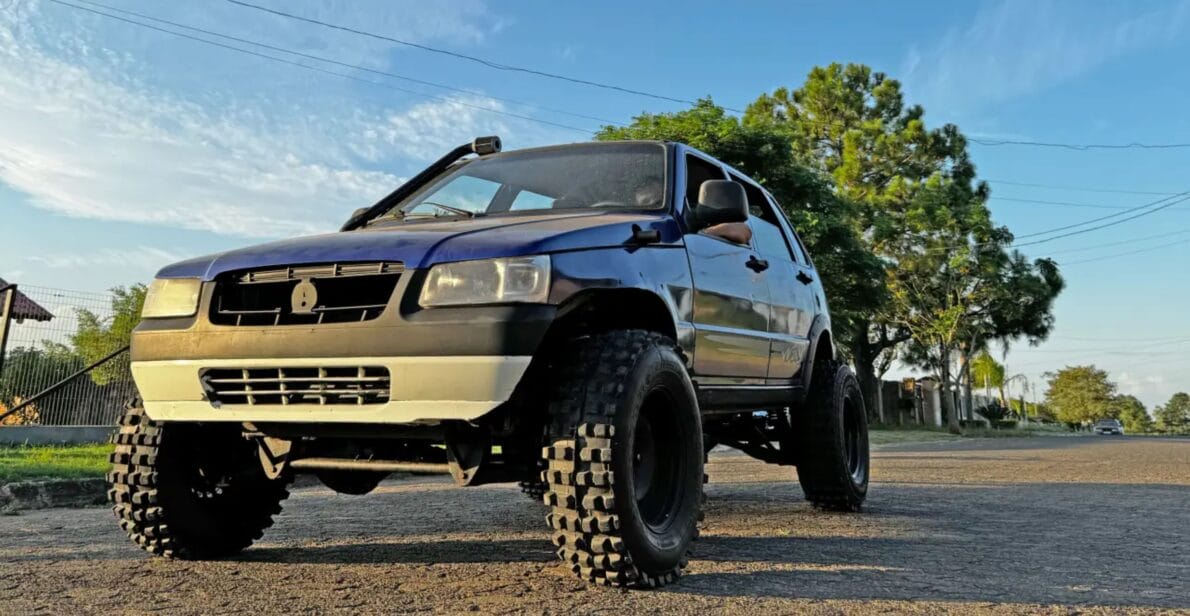 fiat, uno, motor, 4x4