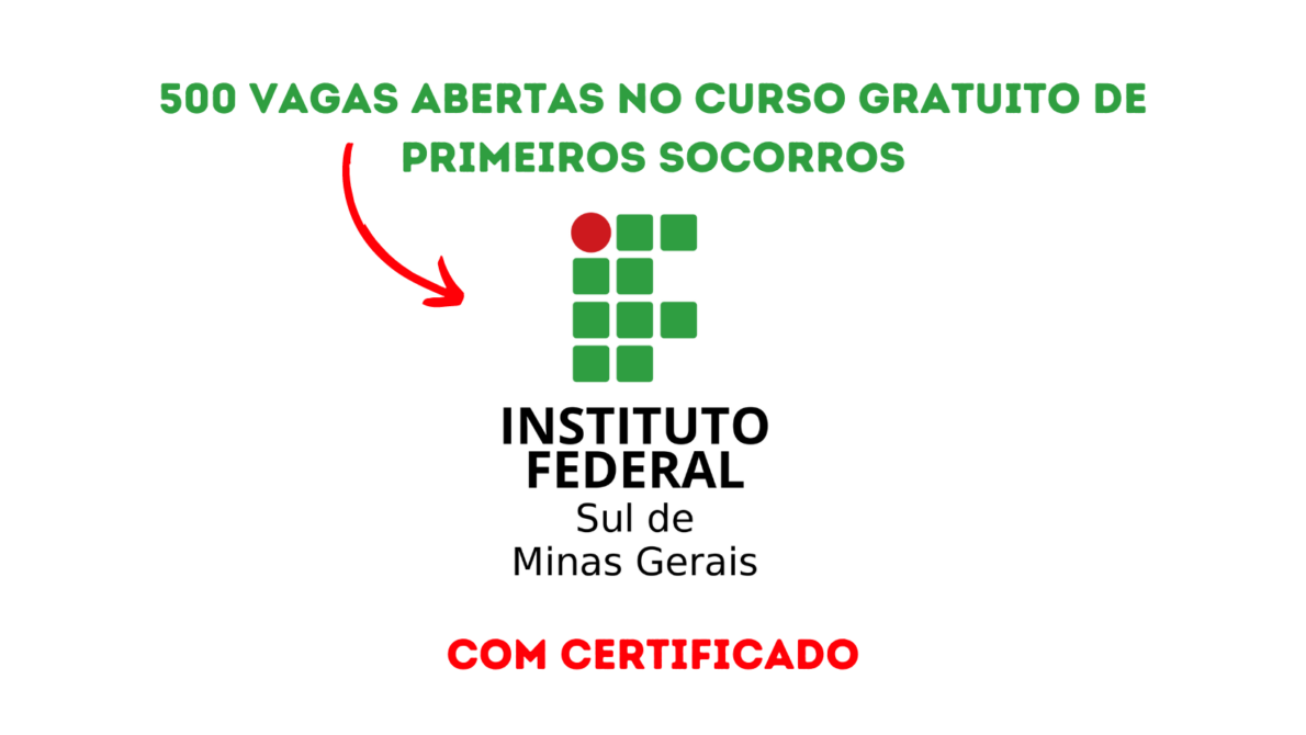 As inscrições para concorrer as vagas abertas no curso gratuito de primeiros socorros do IF podem ser realizadas até o dia 17.