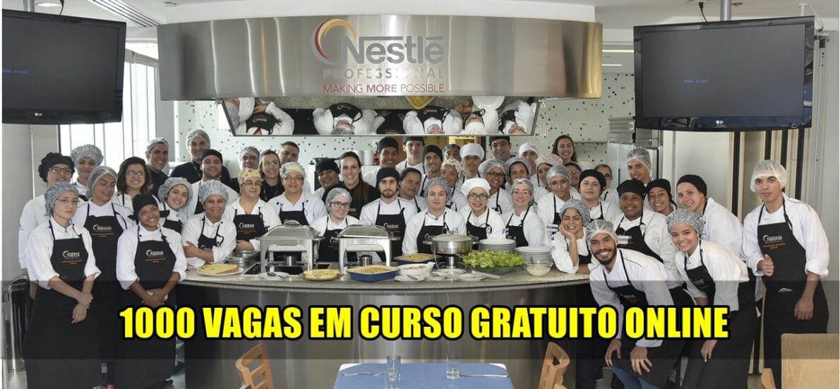 curso gratuito - curso online - Nestlé - vagas