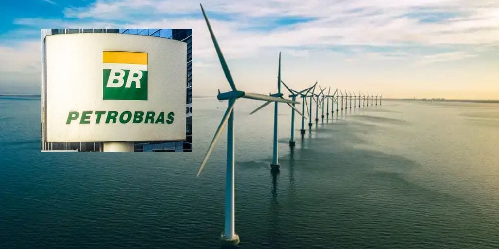 Petrobras ASSINA ACORDO e agora vai estudar PROJETO DE EÓLICA OFFSHORE. (Imagem: reprodução)