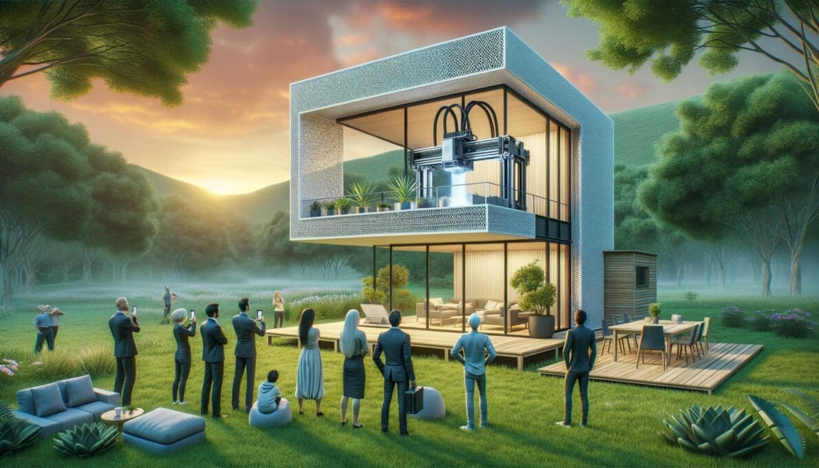 casa impressa em 3D