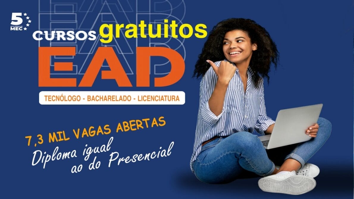 cursos gratuitos - cursos online - graduação - tecnologo - EAD - MEC - vagas
