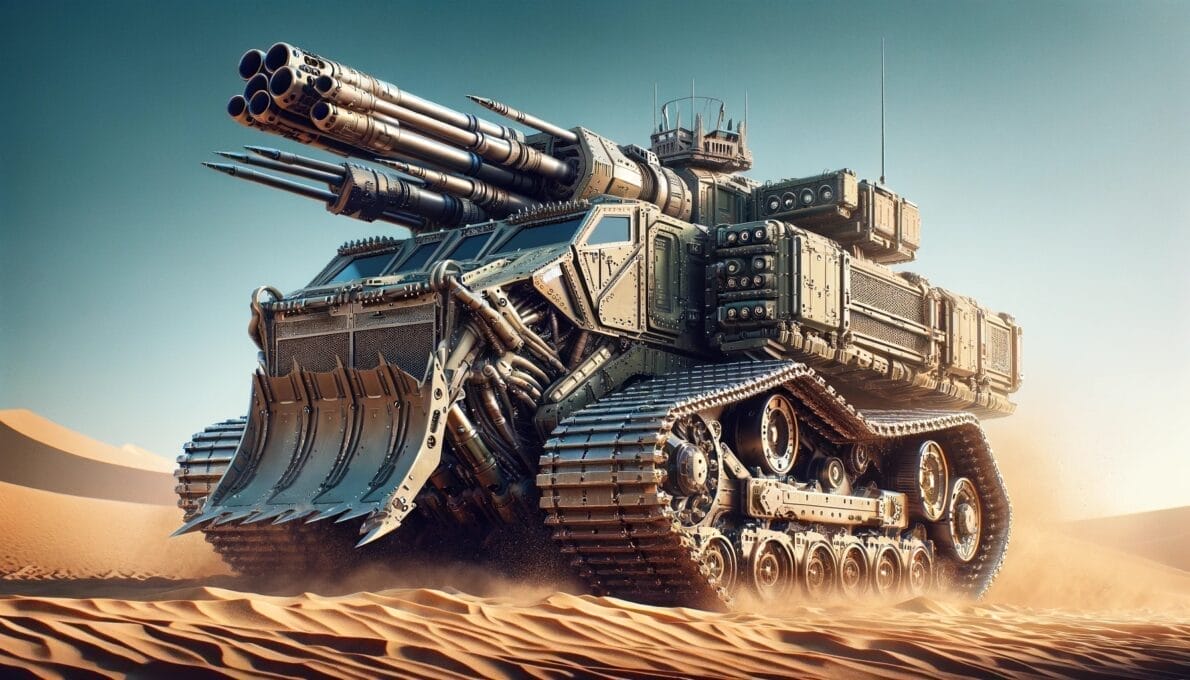 Escavadeira blindada de Israel que atua diretamente na faixa de Gaza. A escavadeira armada pode suportar ataques de armas leves e até mesmo mísseis.