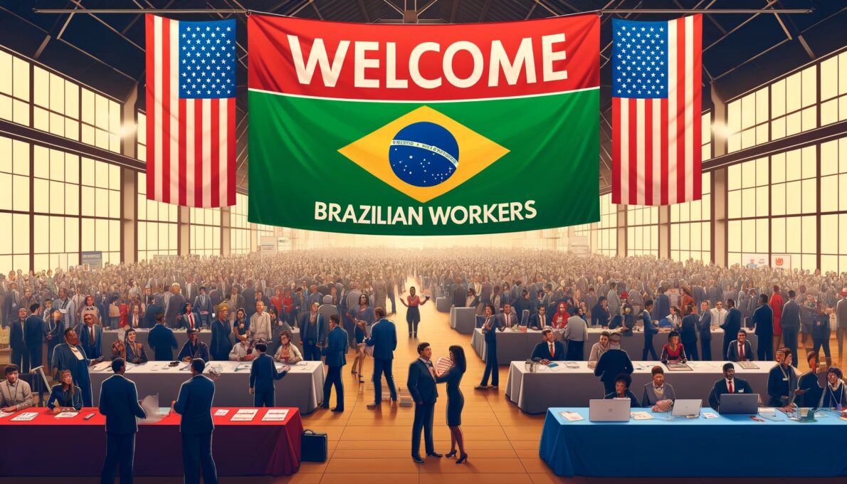 Estados Unidos enfrenta escassez de mão de obra e está em busca de brasileiros para trabalhar na construção civil, hotelaria, saúde, serviços gerais, educação e muito mais!