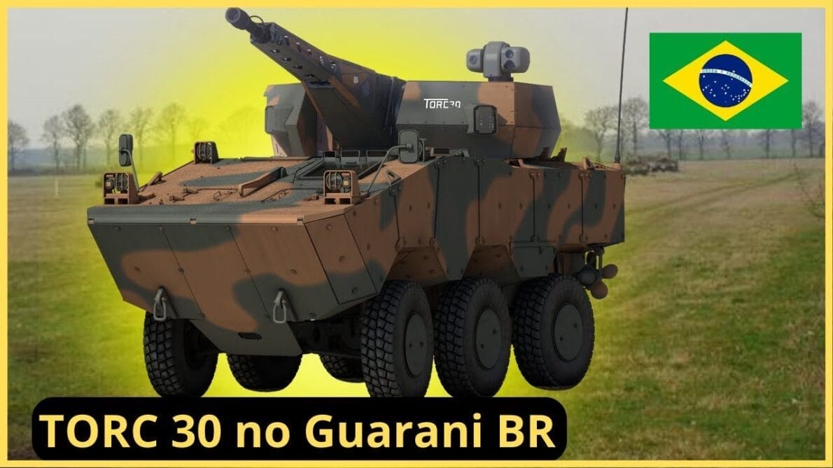 Exército do Brasil avança na autossuficiência em defesa com a Torre CIWS Torc 30, totalmente desenvolvida nacionalmente, demonstrando capacidade para adaptar-se tanto em veículos como em pontos fixos estratégicos