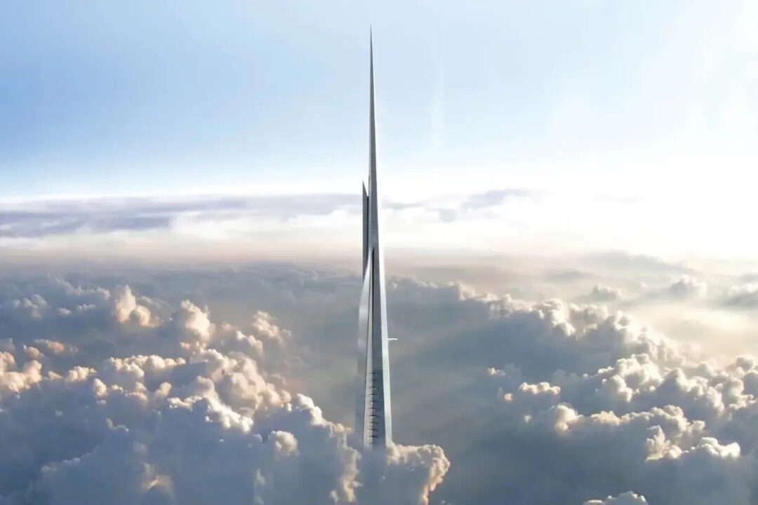 Tres veces más grande que la Torre Eiffel: Jeddah Tower, el edificio más alto del mundo, tendrá 1.000 metros de altura; el rascacielos neofuturista de Arabia Saudita promete una revolución en la ingeniería!