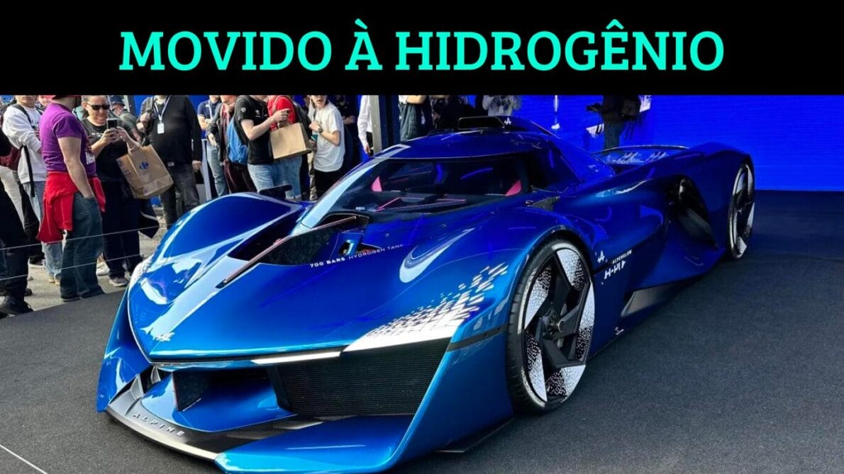 alpine - Alpenglow Hy4 - supercarro - combustão a hidrogênio